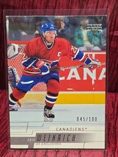 Eric Weinrich /100 Exclusives Parallel 2000-01 Upper Deck 322 Montreal Canadiens