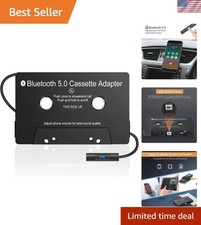 Transform Your Car with Bluetooth Cassette Aux Adapter - 8 Hours Playback