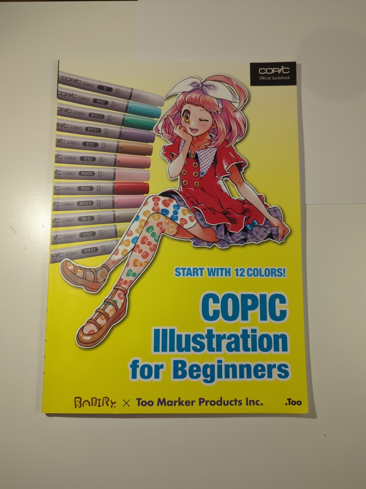 Copic Illustration For Beginners, Learn To Draw Book, No Mar