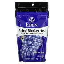 Eden Foods Organic Dried Blueberries 4 oz 113 g Kosher, Organic