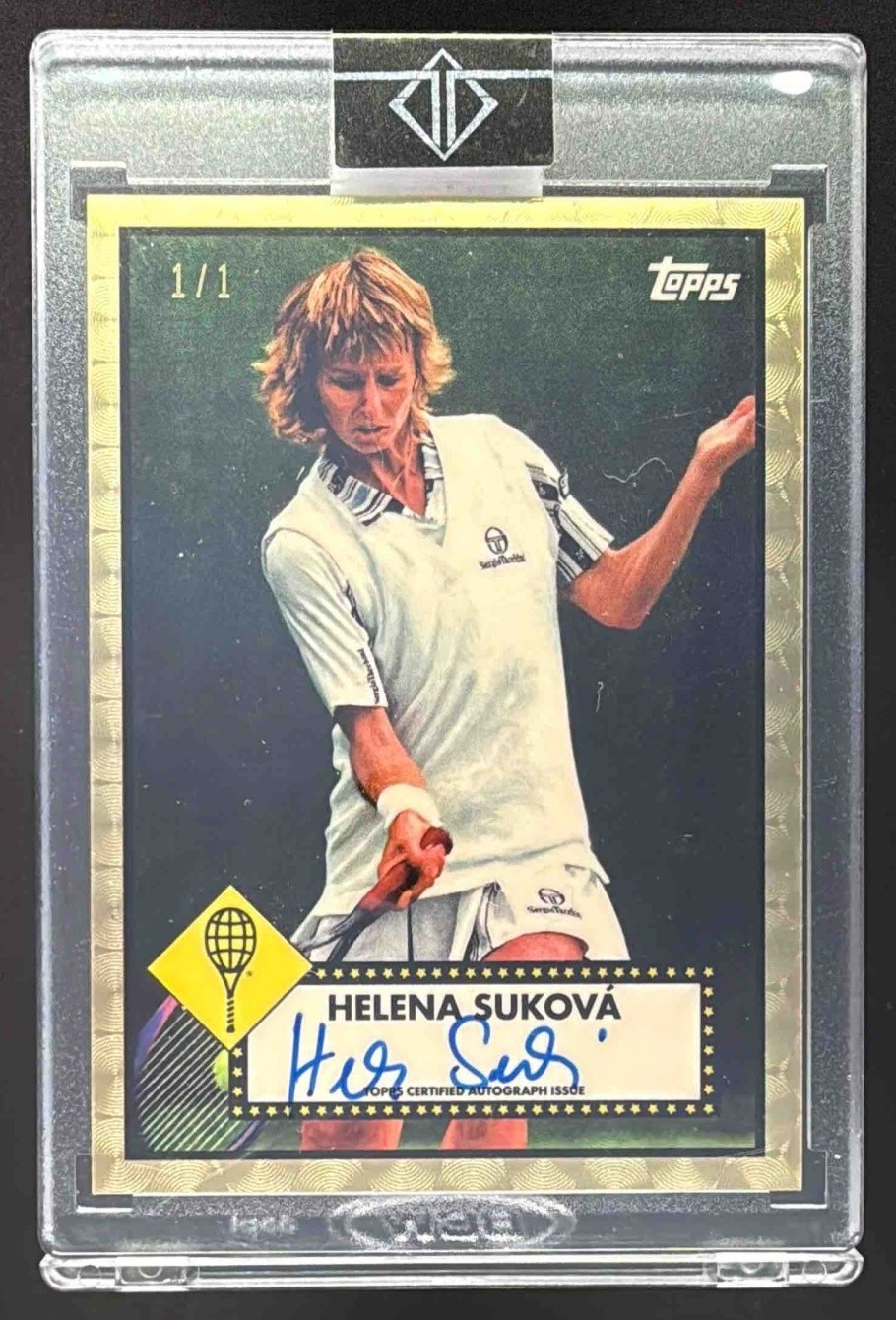 2020 Topps Transcendent Hall of Fame Helena Sukova 1952 SuperFractor Auto #1/1