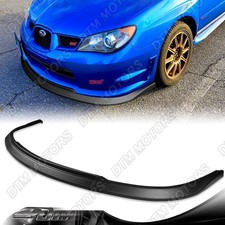 For 06-07 Subaru Impreza Wrx Sti S204 Black Front Bumper Lip Bodykit Spoiler For 06-07 Subaru Impreza Wrx Sti S204 Black Front Bumper Lip Bodykit Spoiler