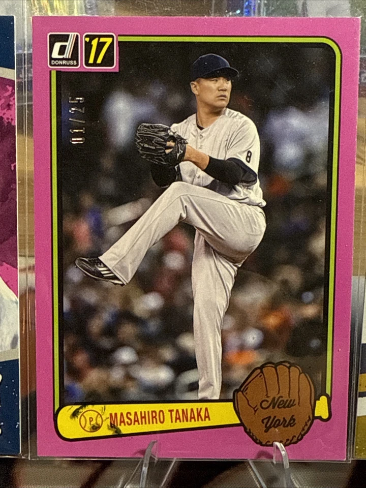 Masahiro Tanaka 7 Card Serial Numbered Lot. DK /25, Donruss /25, Topps /99 - Изображение 4 из 4