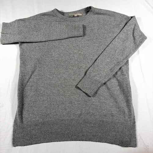 Ann Taylor, Ann Taylor Loft Sweater Mens Medium Gray Knit Crew Neck Winter Outdoor Gorpcore