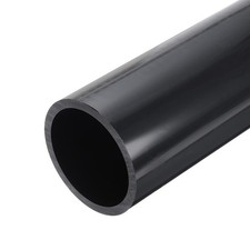 Deep Grey PVC Rigid Pipe 76.6mm ID 90mm OD 12" High Impact, Deep Grey