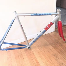 53 CM Custom Russ Denny Road Bike Frameset 700C Dura-Ace HSet! Time Carbon Fork!