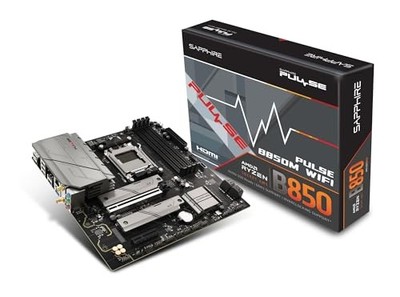 SAPPHIRE PULSE B850M WIFI Micro-ATX Mainboard 52123-04-40G MB6839