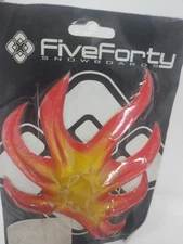 FiveForty 540 Flame Snowboard Stomp Pad, Red, New, 6.5" x  5",  NEW, Five Forty