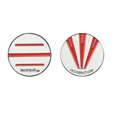 tm - USGA Approved Golf Ball Mark - Double Sided Golf Ball Marker with hat Clip
