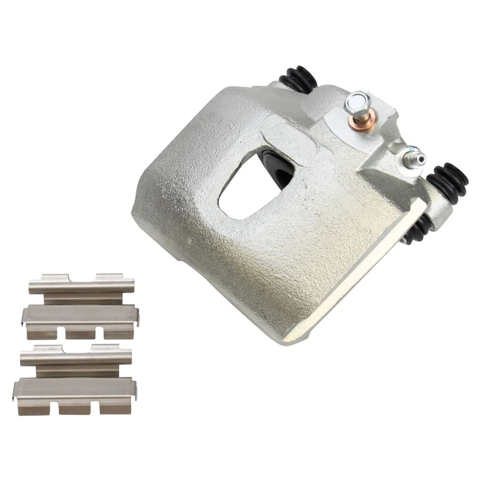 Pinças de freio dianteiro pastilhas e rotores de cerâmica compatíveis com 1994-1996 Ford Bronco F-150 - Imagem 3 de 4