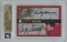 2006-07 ITG Bowman Factor Dual Auto silver 14/20 Serge Savard/Scotty Bowman