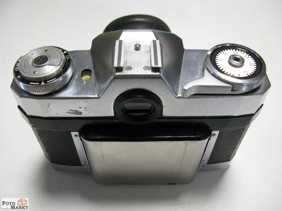 Zeiss Ikon Contaflex Spiegelreflex + Wechselmagazin Objektiv Tessar 2,8/50 lens - Bild 2 von 4