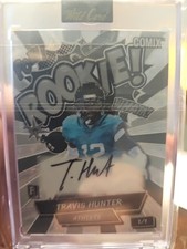 Travis Hunter 1/1 Auto 2025 Wild Card Comix Rookie And Legend Football