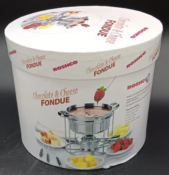 Brand New~ 12 pc Set Stainless Steel Chocolate Or Cheese Fondue by Roshco
Opens in a new window or t