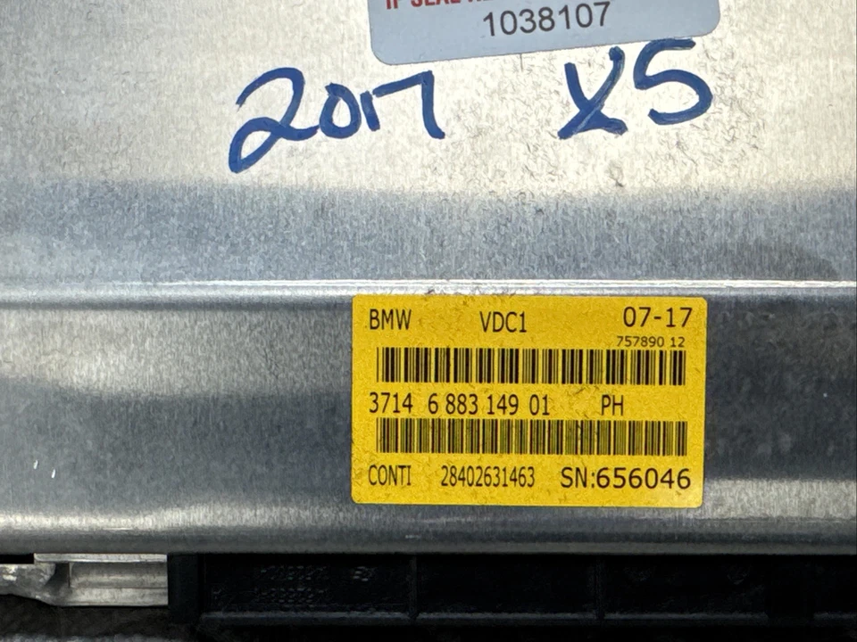 BMW X5 X5M X6 X6M F15 F16 F85 F86 VDC1 2014-2018 MÓDULO DE SUSPENSIÓN EDC 6868873 Foto 2 de 4