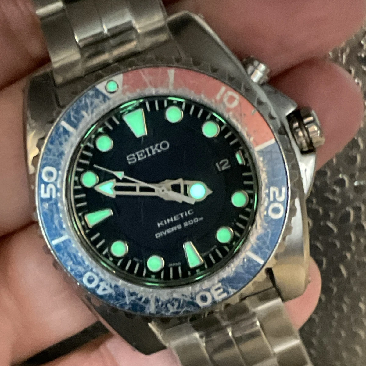 Mens Seiko Kinetic Divers Watch for sale | eBay UK