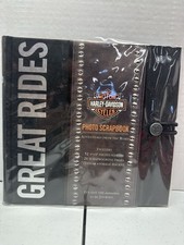 Harley Davidson Photo Scrapbook Album Great Rides 26 Pages 9"x8.75"
