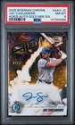 4968 Jac Caglianone 2025 Bowman Chrome Gold Diamond Adios Auto /50 PSA 8