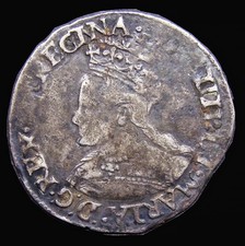 Groat Philip and Mary S.2508 Mintmark Lis, About Fine, scarce