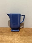 Vintage Homer Laughlin Fiestaware Riviera Batter Pitcher Mauve Blue