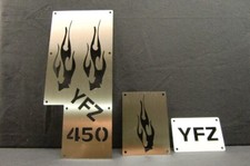 LQ Racing Warnschilder Ersatz Flamme für Quad / ATV Yamaha YFZ 450