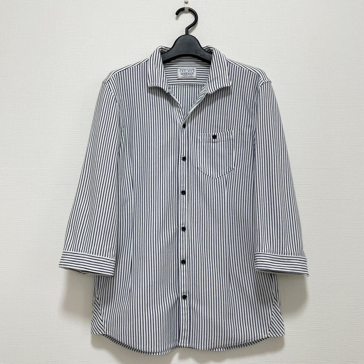 Matsuda Nicole Club For Men Japan Striped Shirt Size 48