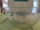 AVON 1997 PRESIDENTS CLUB HOLIDAY GIFT-GLASS FRUIT/SERVING BOWL W/ ETCHED SLEIGH — photo 3
