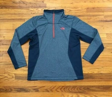 North Face Men’s Essential ¼ Zip Pullover (CP4A) BLUE - Medium