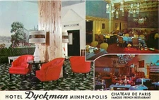 Minneapolis, Minnesota, Hotel Dyckman, Multi-Interior Dining Room Views, ODK-817