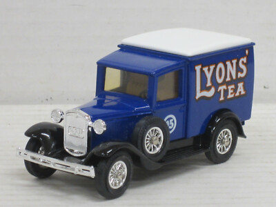 Ford Model A Van 1930 ''Lyons' Tea'' in blau, OVP, Matchbox Y22, 1:43
