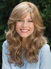 "BRITTANY" RENE OF PARIS AMORE MONOTOP WIG LONG CURLY *U PICK COLOR MAKE OFFER