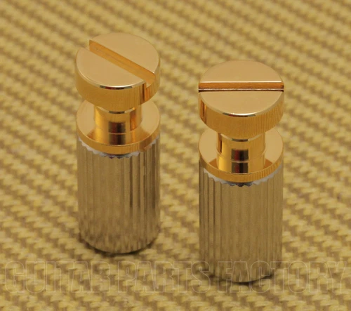TP-0455-002 Gold Stop Tailpiece Studs For USA Gibson® Guitar  5/16" x 24