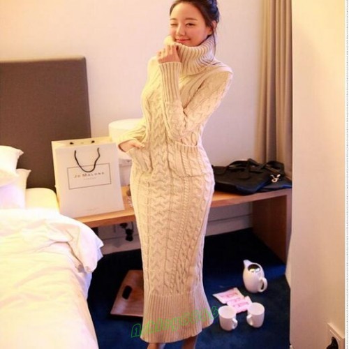 slim sweater weave dress tight Dresses 