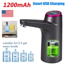 Automatic USB Water Bottle Switch Pump Universal Electric Jug Dispenser 5 Gallon