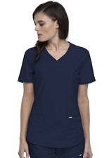 Cherokee Scrubs Form V Neck Top CK840 NAV Navy Free Shipping