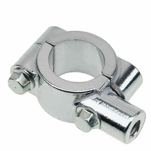 2Pcs 7/8"Motorcycle Handlebar Mirror Thread Mount Holder Clamp Adaptor - Picture 4 of 10