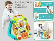 iPlay, iLearn 3 in 1 Baby Walker Sit to Stand Toys, Kids Activity Center, Toddle