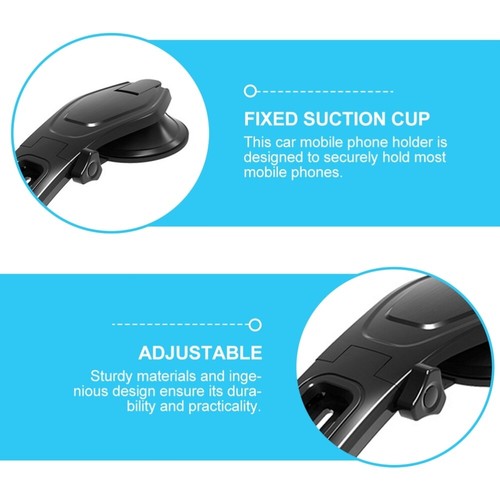 Auto Suction Cup Phone Stand Phone Camera Stand Car Accessory - Picture 2 of 12