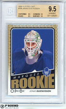 Jonas Gustavsson RC BGS 9.5: 2009-10 O-Pee-Chee Rookie True Gem Mint #796 POP 2