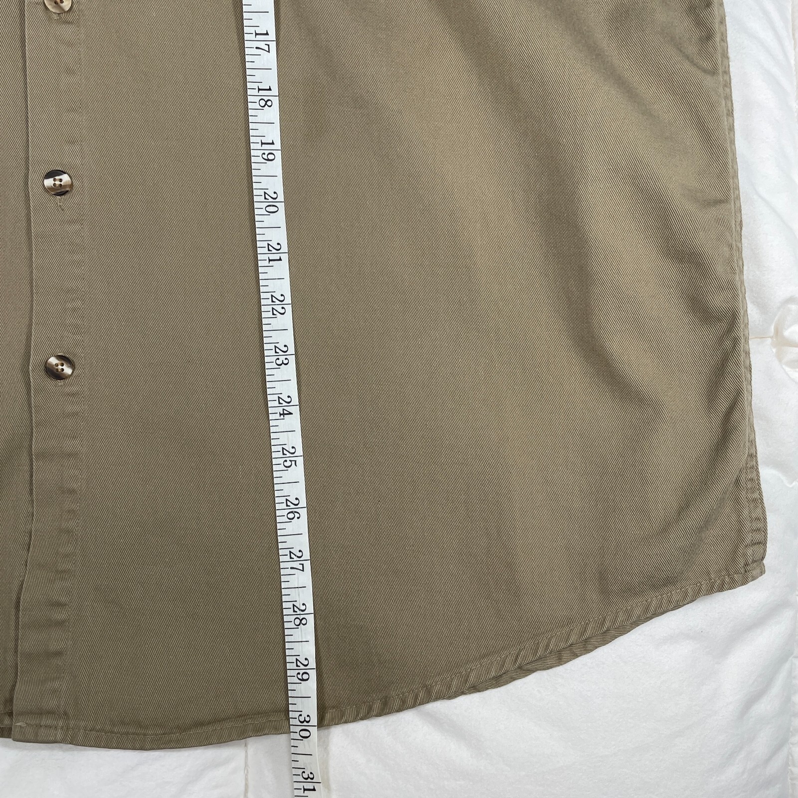 Vtg Looking Forward The Force Tan Button Down Shi… - image 19