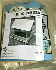New Bird Feeder Therapeutic Wooden Craft Kit Skill Level Easy