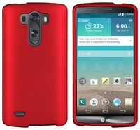 Red Rubberized Hard Case Cover For Lg G3 Phone Sprint Verizon T-mobile At&t on sale Red Rubberized Hard Case Cover For Lg G3 Phone Sprint Verizon T-mobile At&t on sale