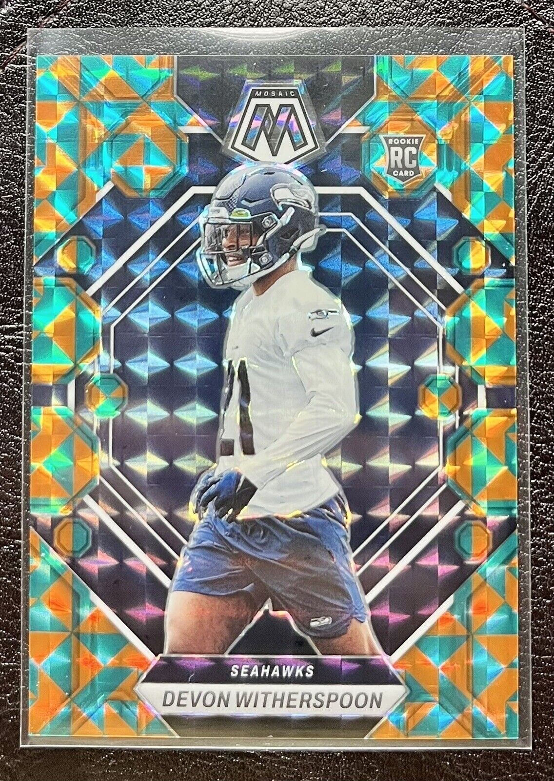 2023 Mosaic Tessellation Prizm Devon Witherspoon /15 RC Seahawks Rookie #313 SSP