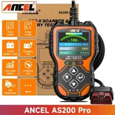 ANCEL AS200 PRO OBD2 Scanner Code Reader OBD II Car Diagnostic Tool Check Engine