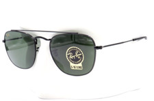 New Ray-Ban Black Aviator G-15 Classic Green Sunglasses RB3557 9199/31