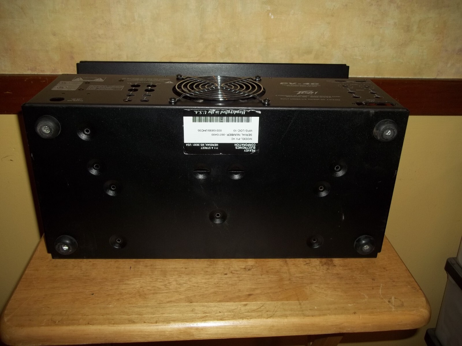 Peavey PV4C Pro Stereo Power Amplifier with Top & Fan,Really Nice eBay