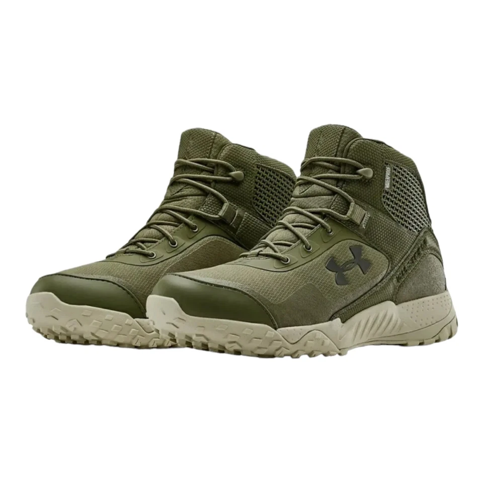 Under Armour Hombres UA Valsetz RTS 1.5 5" WPT Botas Tácticas Verde 3022854-300 14 Foto 2 de 4