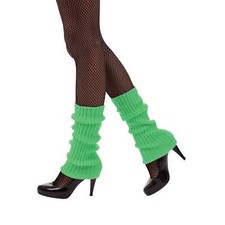 Neon Green 1980s Leg Warmer Costume Accessory