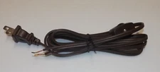 8' BROWN LAMP CORD SET WITH LINE SWITCH & POLARIZED PLUG 18/2 SPT-1 NEW 46750JB