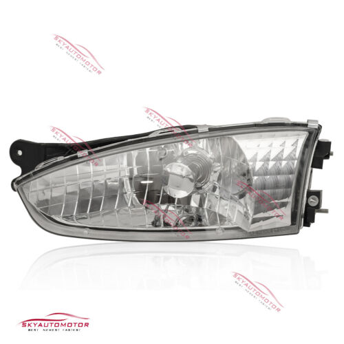 Par de faros cromados para cupé de 2 puertas para Mitsubishi Mirage 1997-2002 - Imagen 2 de 5